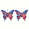Brincos Pendentes com Delicado Design de Borboleta Estilo Elegante e Fofo Joias de Acrílico Delicado Presente de Feriado Acessórios para Orelha