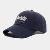 Gorra de Béisbol con Letras Bordadas Tridimensionales Vintage Estilo Coreano para Hombre y Mujer, Casual, para Exteriores, Transpirable, Deportiva, Combinable con Todo, para Pareja