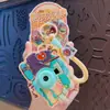 Merchandising Oficial de Pequeño Monstruo de la Montaña Langlang Llavero de Muñeco Cerdo Colgante de Mochila de Peluche Llavero de Figura Accesorio