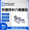 Venta Directa de Fábrica de Marca OEM Tuerca Hexagonal Galvanizada por Inmersión Grado 8/10 Din934 Tamaño Completo 10B21 Exportación Exportación