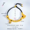 Pulsera de Cuerda Tejida a Mano para Mujer, Pulsera de Bobina Giratoria Sha Jin Jiyan Vietnamita de Larga Data, Pulsera de Cuerda de Mano Ping An Joy