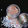 Ojos de Hada Lentejuela para Uñas Celebridad de Internet Nuevo Polvo de Brillo Degradado Tamaño Mixto Fototerapia Cristal Extensión Accesorios para Uñas Venta al por Mayor