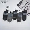 Série Xin Shiyu Outono e Inverno Novo Estilo Meia de Algodão Espessa All-In-One de Cano Médio, Meias Lisas de Ponto Duplo Perfumadas, Modernas e Versáteis