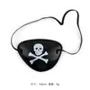 Decoração Pirata Roupa Fantasia Espelho Longe Tapa-olho Chapéu Fantasia Dividida Baile de Máscaras Halloween Festa Infantil