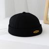 Toucas para Bebê Primavera e Outono Estilo Japonês Novo Ins Redondo Logo de Metal Estilo Fino Meninos Meninas Bebê Crianças Toucas Gorro Atacado