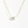 Sense Ins Avanzado Transfronterizo Fresco Personalidad Femenina Moda Collar de Perlas 2024 Nuevo Acero de Titanio Joyería Impermeable