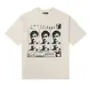 Nova Camiseta de Base Melancólica Rica de Segunda Geração Erd Sketch Graffiti Solta Casual de Manga Longa Marca Tendência Masculina e Feminina Camiseta de Manga Longa