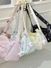 Bolso cruzado de mujer de alta calidad transfronterizo, estilo nuevo, Bolso de hombro colorido con estrellas, estilo universitario, Bolso de tela ligero de gran capacidad para estudiantes