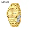 Relógio Masculino Longbo/Longbo 2025 Transfronteiriço À Prova d'Água Casual Transmissão ao Vivo Fábrica Direta Relógio de Quartzo 83892