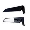 Adecuado para Espejo Retrovisor Modificado de Ala Fija Soporte Motocicleta Plegable Reflector Aleación de Aluminio Reversa Espejo Universal