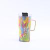 Taza creativa de acero inoxidable 304 Amazon mango taza portátil doble capa gran capacidad taza de cerveza hielo