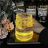 Vaso Rotatorio de Cristal Luminoso Creativo para Whisky para Uso en Casa, Vaso de Cerveza de Alta Gama, Vaso para Licores para Aliviar el Estrés, Vaso Giratorio