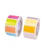 Pegatinas de etiquetas en blanco de colores, impermeables, autoadhesivas, para clasificación con escritura a mano, almacenamiento e identificación de nombres