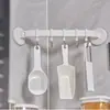 Fornecimento Direto da Fábrica 552 Estilo Japonês Suporte de Gancho Móvel com Seis Ganchos e Ventosa de Sucção para Casa Trilho de Ganchos Montado na Parede do Banheiro