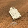 Plata Pura 999 Accesorios de Plata Dura 3D Colgante DIY Dios de la Riqueza Atrae Riqueza y Buena Fortuna Cuentas de Plata Pura Colgante de Bolsa de la Suerte Pixiu