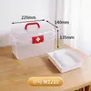 Caja de Plástico para Guardar Medicamentos, Caja de Medicamentos para el Hogar, Caja Médica Portátil, Caja de Medicamentos con Impresión de Logo Disponible, Fabricante