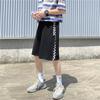 Moda para hombre marca de moda elegante Harajuku ins micro elástico pantalones deportivos de moda juvenil populares pantalones casuales pantalones capri verano