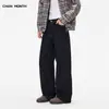 Jeans de color original retro americano al por mayor transfronterizos para hombre, marca de tendencia de moda callejera de primavera, pantalones largos rectos casuales holgados