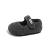 Zapatos Birkenstock Ins Retro Forrados de Lana 2026 Invierno Nuevo Estilo Coreano Zapatos Cálidos Peludos para Niñas Zapatos de Fieltro de Algodón para Niños