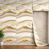 Pegatinas de pared autoadhesivas IXPE transfronterizas, diseño ondulado multicapa, rollo de renovación de papel tapiz brillante, venta al por mayor