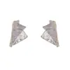Pendientes Metálicos Irregulares de Moda Transfronterizos Europeos y Americanos para Mujer, Lujo Ligero, Diseño Único, Pendientes de Estilo Genial al por Mayor