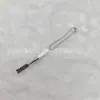 Mini Pincel de Maquillaje Multifuncional, Pincel para Labios, Pincel para Cejas, Pincel para Pestañas, Cordón de Cadena Portátil, Pincel de Belleza Facial, Compacto
