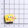 Bob Esponja Resina Dibujos Animados Brillante DIY Accesorios de Resina Pegamento de Crema Funda para Teléfono Móvil Pasador Vaso de Agua Hebilla de Zapato Parche