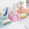 Lojas Multifuncional Household Porta-Escova de Dentes Armazenamento de Pasta de Dentes Porta-Armazenamento de Artigos de Higiene Pessoal para Banheiro Suit de Alto Valor de Cor