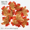 Hoja de Arce Simulada 100 Piezas Hoja de Arce Falsa Hoja Falsa Adornos Decorativos Accesorios para Fotografía de Bodas Plantas Simuladas