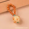 Piedra de olivo tejida a mano con cuentas de bodhi Accesorios DIY para pulseras, manualidades con cuentas, artículos decorativos y cuentas colgantes