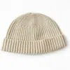 Gorro de Cachemira 100% Cachemira Pura Nuevo Versátil Moderno para Hombres y Mujeres Protección para los Oídos que Muestra la Cara Gorro Cálido de Punto Pequeño