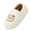 Chinelos de Inverno Femininos 2025 Novo Estilo Antibacteriano Casa Quente Chinelos de Pelúcia Confortáveis para Uso Doméstico Inverno Masculino