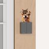 Fun-Kg160 Exportación Gato de Dibujos Animados y Cachorro Dormitorio Sala de Estar Pegatina de Interruptor Embellecimiento de Fondo para el Hogar Pegatina de Pared