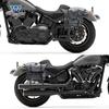 Coche muscle Wolf adecuado para Harley Luwei 117 bolsa lateral bolsa lateral se puede instalar casco medio casco casco completo marco de liberación rápida modificación