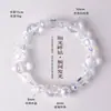 Jardín Morado de EleganciaPulsera de Amatista Natural con Nueve Cristales Morados de Fuego, Cristal Blanco, Azeztulita Morada y Pulsera de Cristal Amarillo