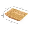 Canasta de Frutas para Snacks, Plato de Frutas, Cesta Coladora, Bol para Frutas Tejido de Mimbre Artificial, Plato de Exhibición Estilo Lujo Ligero, Plato para Dulces para Uso Doméstico