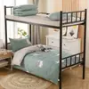 Cama Nueva para Dormitorio Estudiantil Individual Juego de Cama de Tres Piezas Edredón Juego Completo Un Juego Completo Funda de Edredón Juego de Funda de Colcha