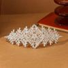 Joyería transfronteriza para novia, tocado de hojas de árbol de plata con diamantes de imitación coreanos, accesorios para el cabello de boda, accesorios para vestidos, accesorios.