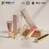 Processamento personalizado de tubos de pasta de dente, embalagens de creme para os olhos, creme para as mãos, tubos flexíveis totalmente plásticos e de compósito plástico-alumínio, venda direta do fabricante