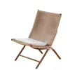 Cadeira de Lazer para Varanda, Cadeira de Descanso Dobrável para Apartamento Pequeno, Nova Cadeira de Rattan Estilo Chinês para Casa, Mesa de Chá, Mesa e Cadeiras Externas para Pátio e Jardim