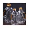 Barril Transparente de Aceite de Colza para Mascotas Barril de Vino Fabricante al por Mayor Múltiples Especificaciones Barril de Plástico de Aceite de Cacahuete Barril Vacío Personalización