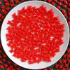 Accesorios de Resina Adornados Rojo y Verde Navideño Pegamento de Crema Casero Material para Pasador de Pelo Agujero Zapatos Imán de Refrigerador