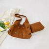 Bolsa Tote Recortada Retrô Outono e Inverno para Mulheres 2025 Nova Luxo Acessível Nicho High-End Grande Capacidade Bolsa de Mensageiro Bolsa para o Dia a Dia