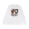 Marca de Moda Suministro Mayorista Transfronterizo Comercio Exterior Camiseta de Manga Larga Pe Pesado 300g Tiburón Top Tee 2