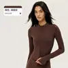 Chamarra de Yoga de Terciopelo Talla Grande para Mujer, Adelgazante, Amigable con la Piel, Top de Fitness con Agujeros para Pulgar, Ropa Deportiva Cálida para Exteriores, Adelgazante, Invierno