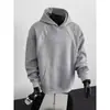 Sudadera con capucha Cleanfit de costura roscada para hombre, Primavera y Otoño, Sudadera Pesada Rígida Americana, Chaqueta Deportiva Casual