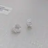 Pendientes de Aro Retorcido Hueco de Lujo de Nueva Moda Coreanos y Japoneses Chapados en Cobre con Oro Real Simples Elegantes Versátiles Exquisitos Pendientes