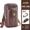 Bolsa de cintura de couro genuíno bolsa para celular masculina bolsa multifuncional bolsa transversal para trabalho ao ar livre cinto bolsa para pendurar na cintura bolsa de couro de vaca