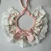 Toalla Saliva Mascota Transfronteriza, Babero Gato, Moño, Adorno de Encaje, Accesorios Perro, Bufanda, Venta al por Mayor Fabricante