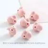 Cuentas Cerámicas de Conejo Lindo Cuentas para Manualidades Cuerda Roja Estilo Chino Pulsera Tejida Colgante Pequeño Joyería Pequeña de Yiwu